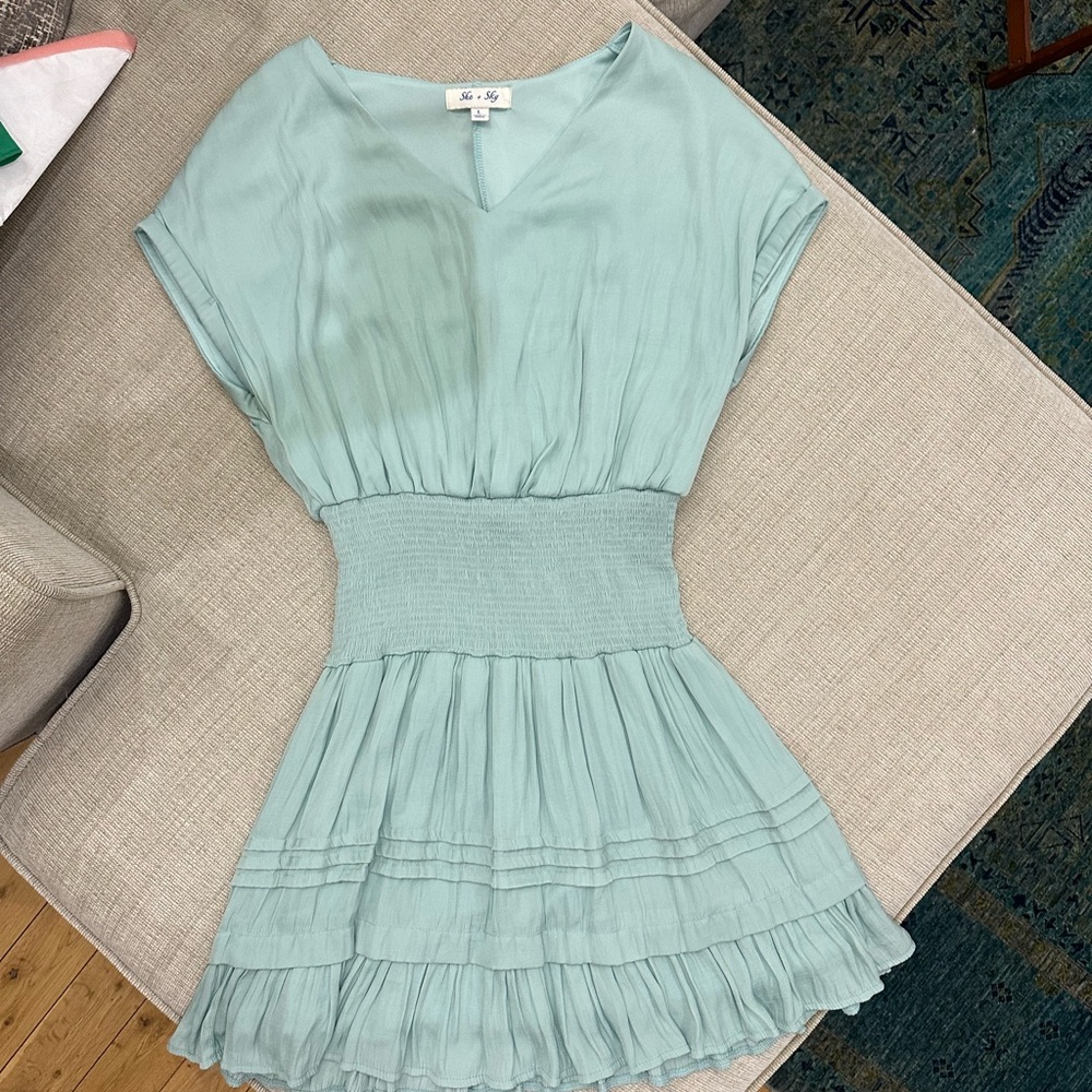Elegant Mint Green Dress